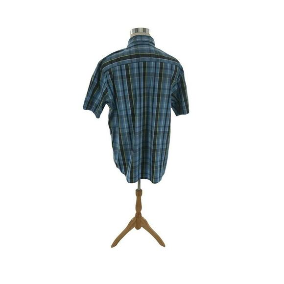 Columbia Sportswear Omni Wick Tartan Plaid Shirt Mens XL Short Sleeve Button Up - Picture 3 of 9